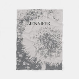 Cobertor De Velo Monograma moderno de abstrato de tendência de na m