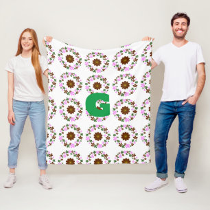 Cobertor De Velo Monograma Personalizar Decoração de Casa de Casame