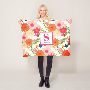 Cobertor De Velo Monograma - Quic Floral