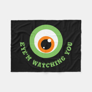 Cobertor De Velo Monster Eye Pun Fleece Blanket
