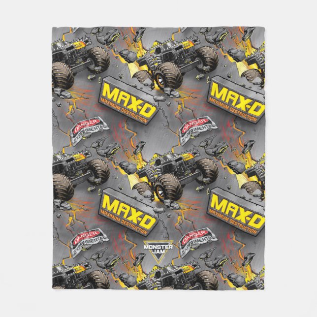 Cobertor De Velo Monster Jam Max-D (Frente)