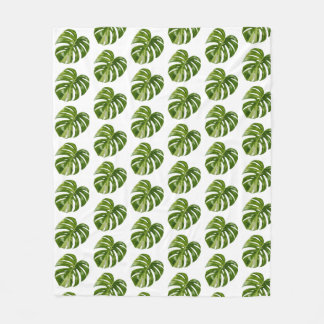 Cobertor De Velo Monstera Albo Fleece Blanket