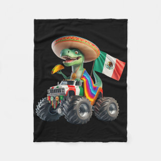Cobertor De Velo Monstro de Caminhão de Taco de Dinossauro Engraçad