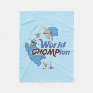 Cobertor De Velo Monstro de cookies   Atiradas De Lúpulo De Basquet