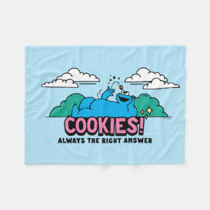 Cobertor De Velo Monstro de cookies Cookies Sempre a resposta cer