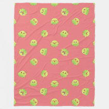 Monstro de Slime Verde Kawaii Fofo Rosa Escuro