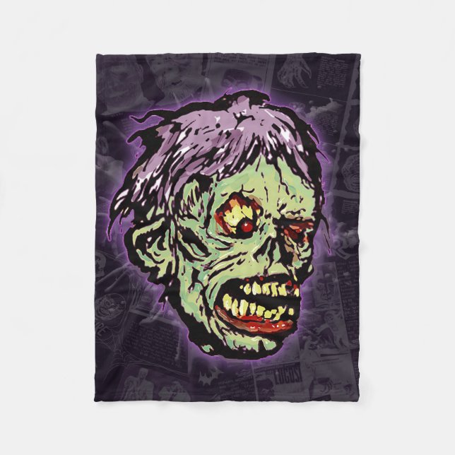 Cobertor De Velo Monstro Zombie (choque) (Frente)