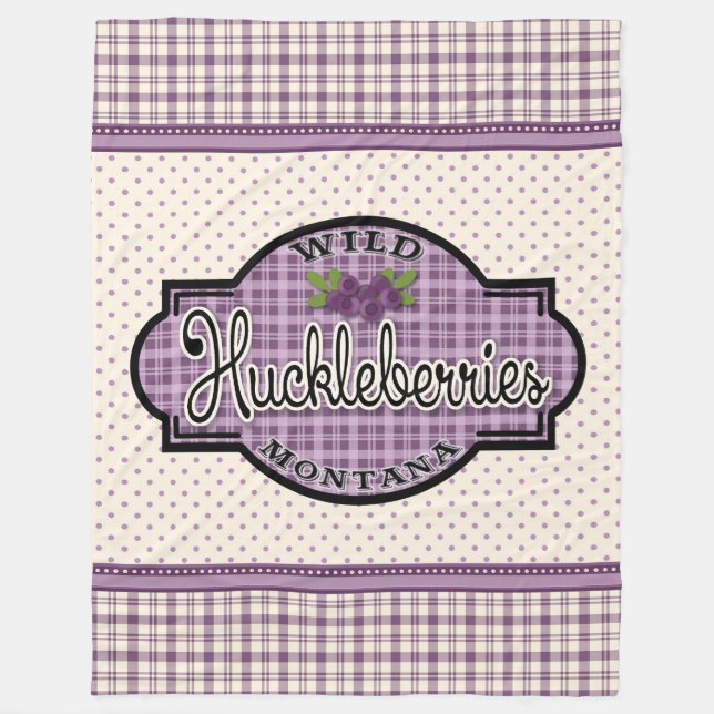 Cobertor De Velo Montana Huckleberry Blanket (Frente)