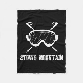 Cobertor De Velo montanha de stowe vermont esquiador esqui esqui rú