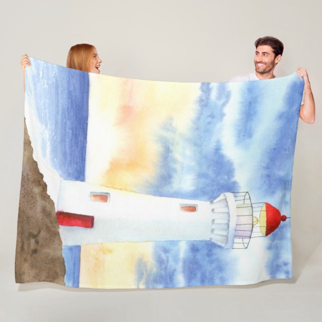 Cobertor De Velo Montanhas do farol náutico (In Situ)