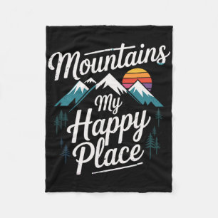 Cobertor De Velo Montanhas Meu Lugar Feliz Trilha de Montanha Camin
