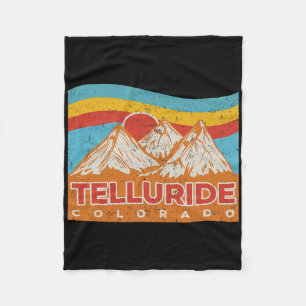 Cobertor De Velo Montanhas Rochosas Colorado Telluride Esqui Caminh
