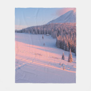 Cobertor De Velo Montanhas Snowy