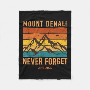 Cobertor De Velo Monte Denali National Park Monte Mckinley Us