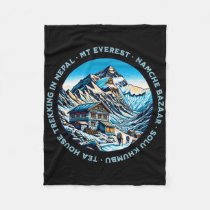 Cobertor De Velo Monte Everest Namche Bazaar Casa de Chá Trekking N