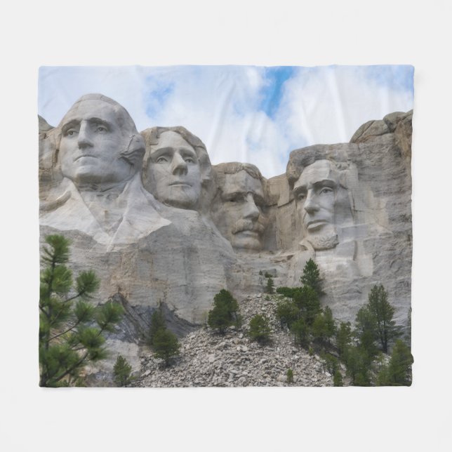 Cobertor De Velo Monte Rushmore Fleece Blanket (Frente (Horizontal))