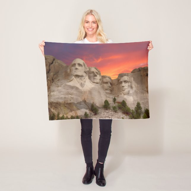 Cobertor De Velo Monte Rushmore Fleece Blanket (In Situ)