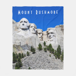 Cobertor De Velo Monte Rushmore Fleece Blanket