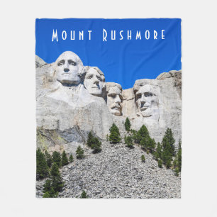 Cobertor De Velo Monte Rushmore Fleece Blanket