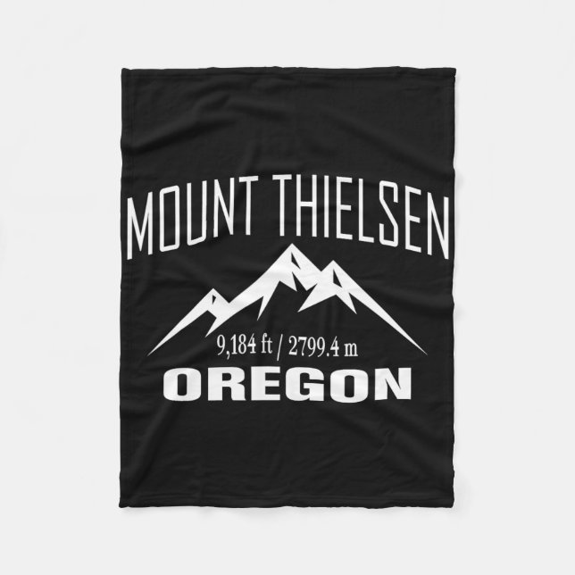 Cobertor De Velo Monte Thielsen Oregon Climbing Summit Clube Ao Ar  (Frente)
