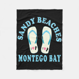 Cobertor De Velo Montego Bay Vacation Sandy Beaches I Heart Sacudir