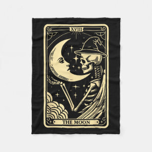 Cobertor De Velo Moon Tarot Card Halloween Skeleton WitMen W