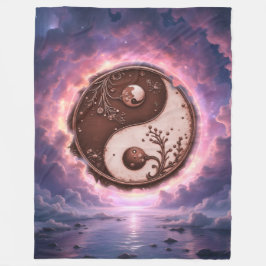 Cobertor De Velo Moonlit Balance – Yin Yang of Eternal Light. 