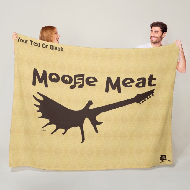 Cobertor De Velo Moose Meat Rock Band (In Situ)