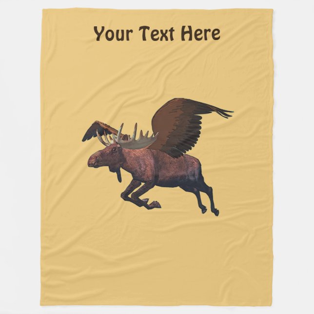 Cobertor De Velo Moose Voadora (Frente)