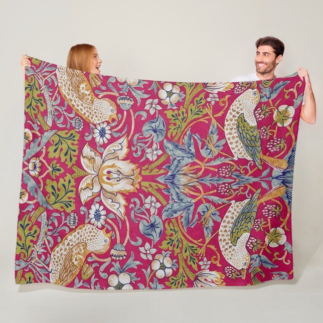 Cobertor De Velo Morango - Ladrão, William Morris (In Situ)