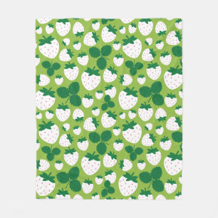 Cobertor De Velo Morangos Fleece Blanket