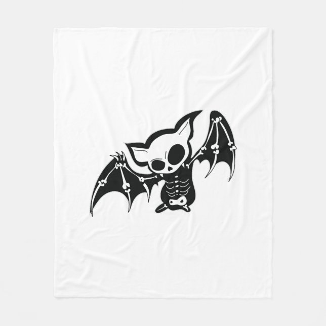Cobertor De Velo Morcego Halloween (Frente)