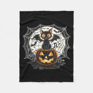 Cobertor De Velo Morcego Halloween _ Gato Preto Asas de Morcego Gat