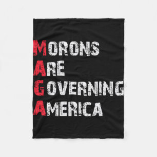 Cobertor De Velo Morons Estão Governando o Protesto Anti-Trump Amer