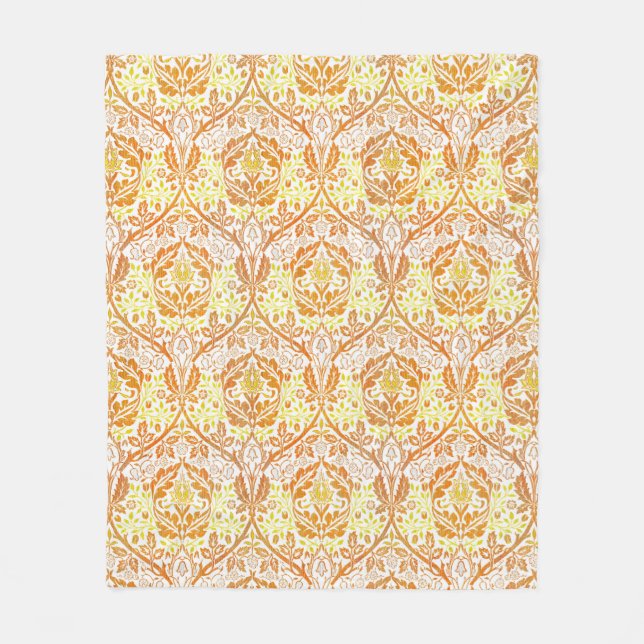Cobertor De Velo Morris Ouro Bough: Elegância Botânica Clássica (Frente)
