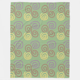 Cobertor De Velo Mosaico de espiral suave