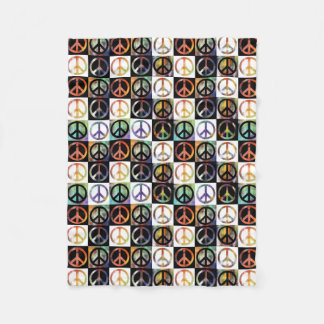 Cobertor De Velo Mosaico do sinal de paz pequeno