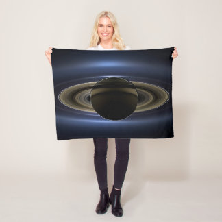 Cobertor De Velo Mosaico Do Sistema Saturno Volta Ao Sol.