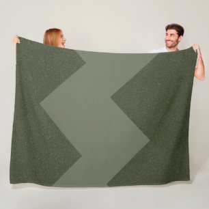Cobertor De Velo Moss Green Fleece Personalizado