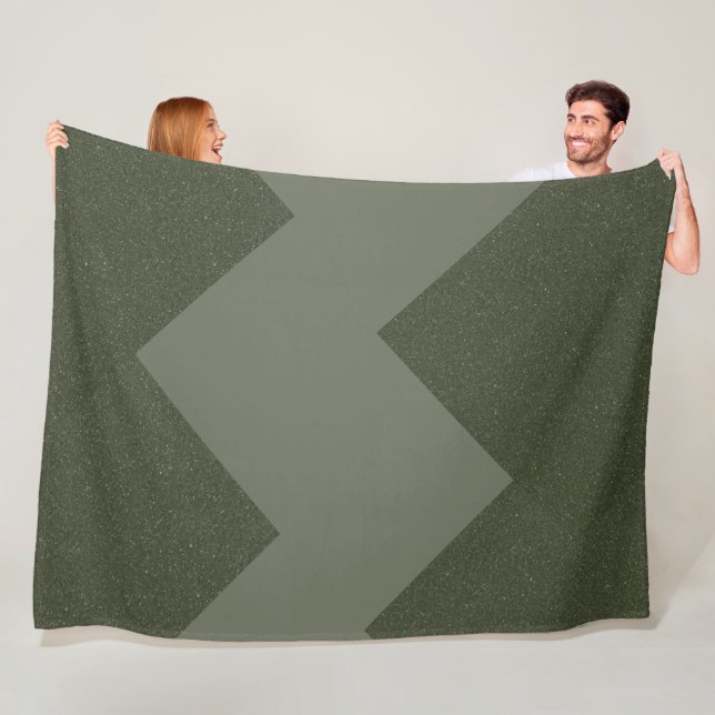 Cobertor De Velo Moss Green Fleece Personalizado (In Situ)