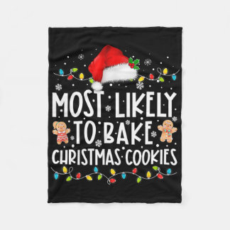 Cobertor De Velo Most Likely To Byke Christmas Cookies Fun Byker Ch