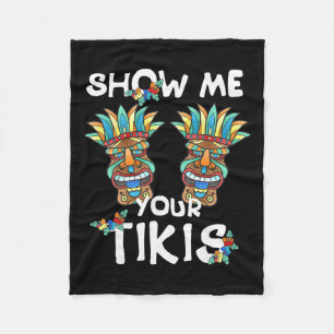 Cobertor De Velo Mostre Meus Tikis Seios Engraçado Havaiano Aloha H