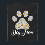 Cobertor De Velo Mother Best Dog Mom Ever Birthday<br><div class="desc">Mother Best Dog Mom Ever Birthday</div>