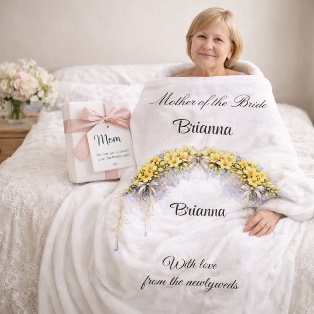 Cobertor De Velo Mother of the Bride Freesia Wedding Party Gift  (Criador carregado)