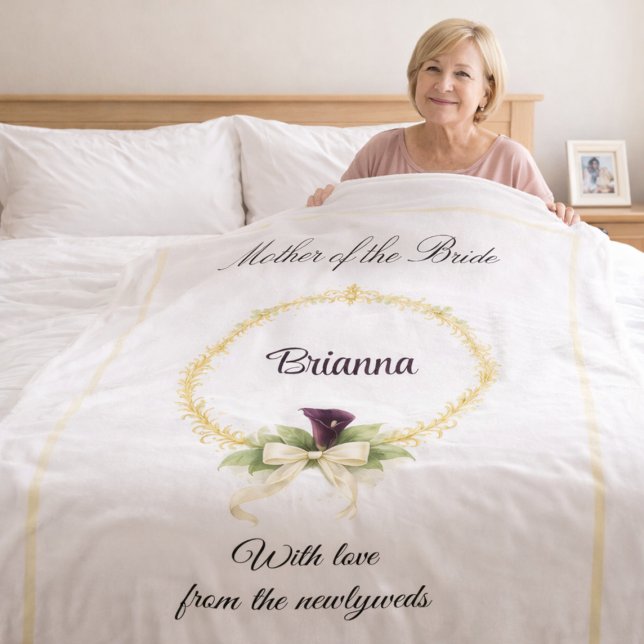 Cobertor De Velo Mother of the Bride Keepsake Wedding Party Gift  (Criador carregado)