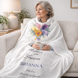 Cobertor De Velo Mother of the Groom Calla Lilies Wedding Gift 