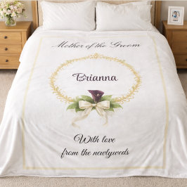 Cobertor De Velo Mother of the Groom Keepsake Wedding Party Gift 