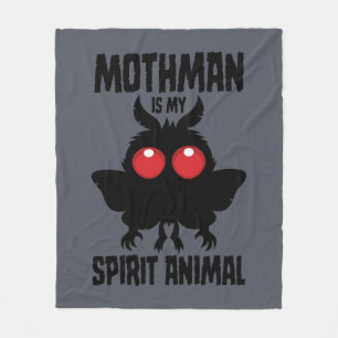 Cobertor De Velo Mothman É Meu Animal Espiritual Silhueta