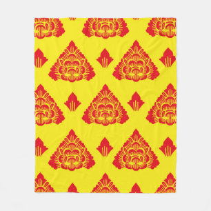 Cobertor De Velo Motif Bali, Indonésia. com cores modernas. Vintage