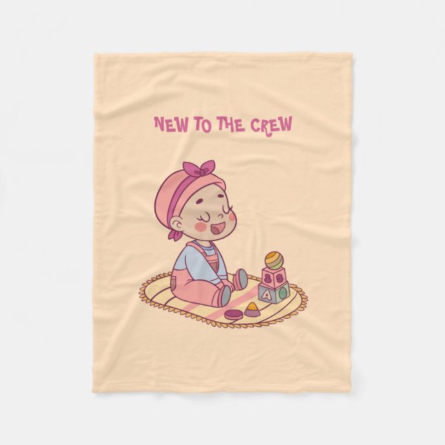 Cobertor De Velo Motif Bebê Bonito (Frente)